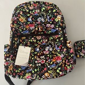 Vera Bradley Alice in Wonderland backpack and mini bag
